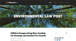 Desktop Screenshot of environmentallawpost.com