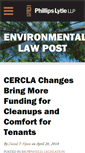 Mobile Screenshot of environmentallawpost.com